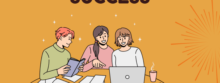 Building Strong Study Skill Series: Effective Note Taking. Students studying with a tutor.