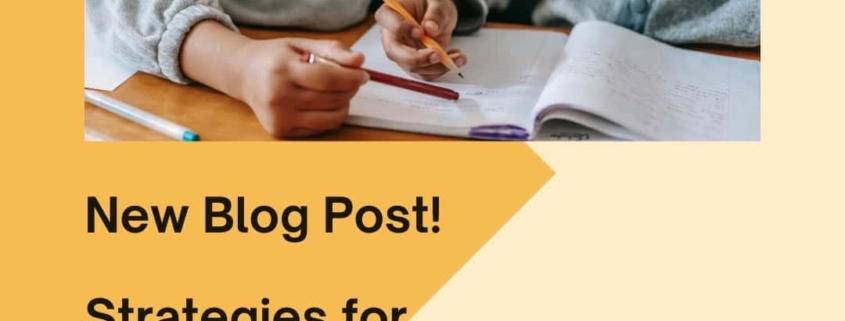 Strategies for Tackling Homework