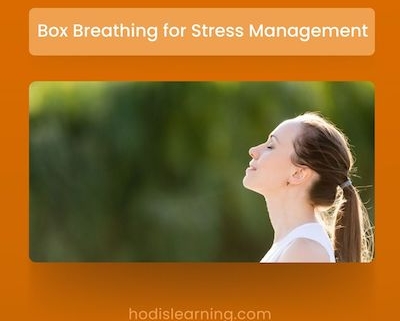 Box breathing for stress management