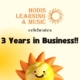 Hodis Learning & Music celebrates 3 years in business!