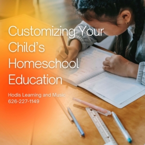 Customizing your child's homeschool education