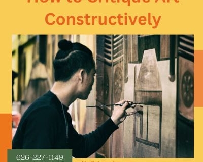 How to Critique Art Constructively